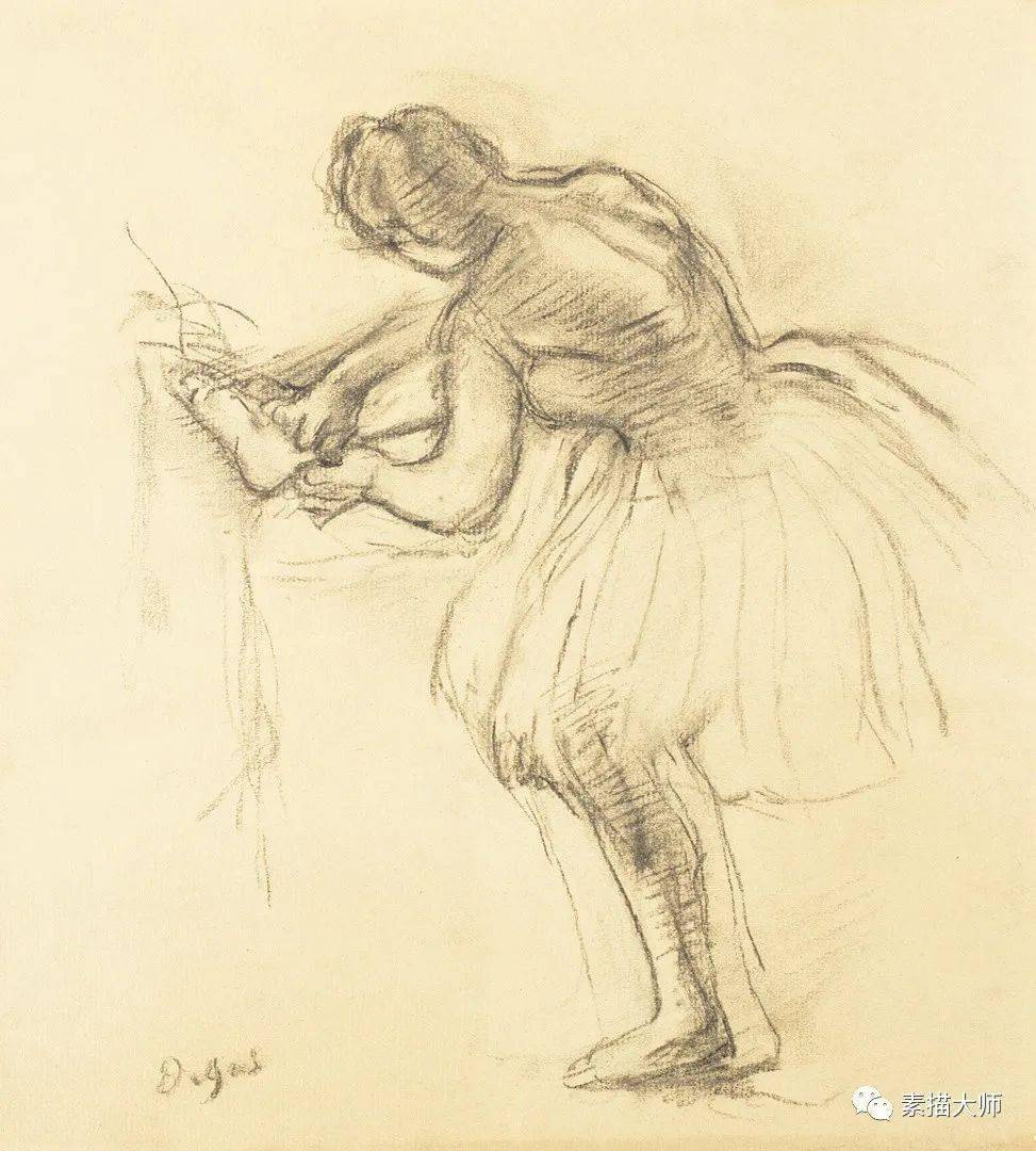 素描大师:埃德加·德加的素描作品