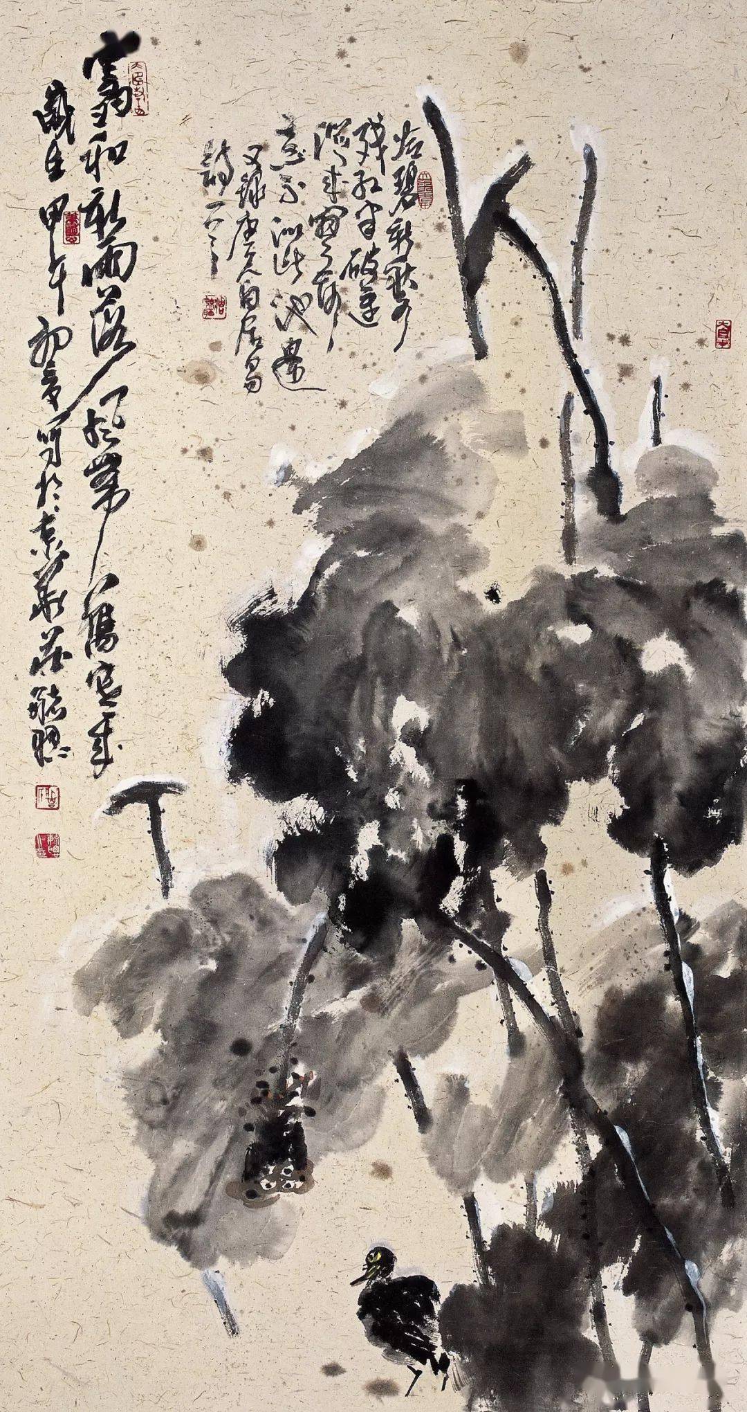 谭老师为你介绍庄毓聪大写意花鸟画作品