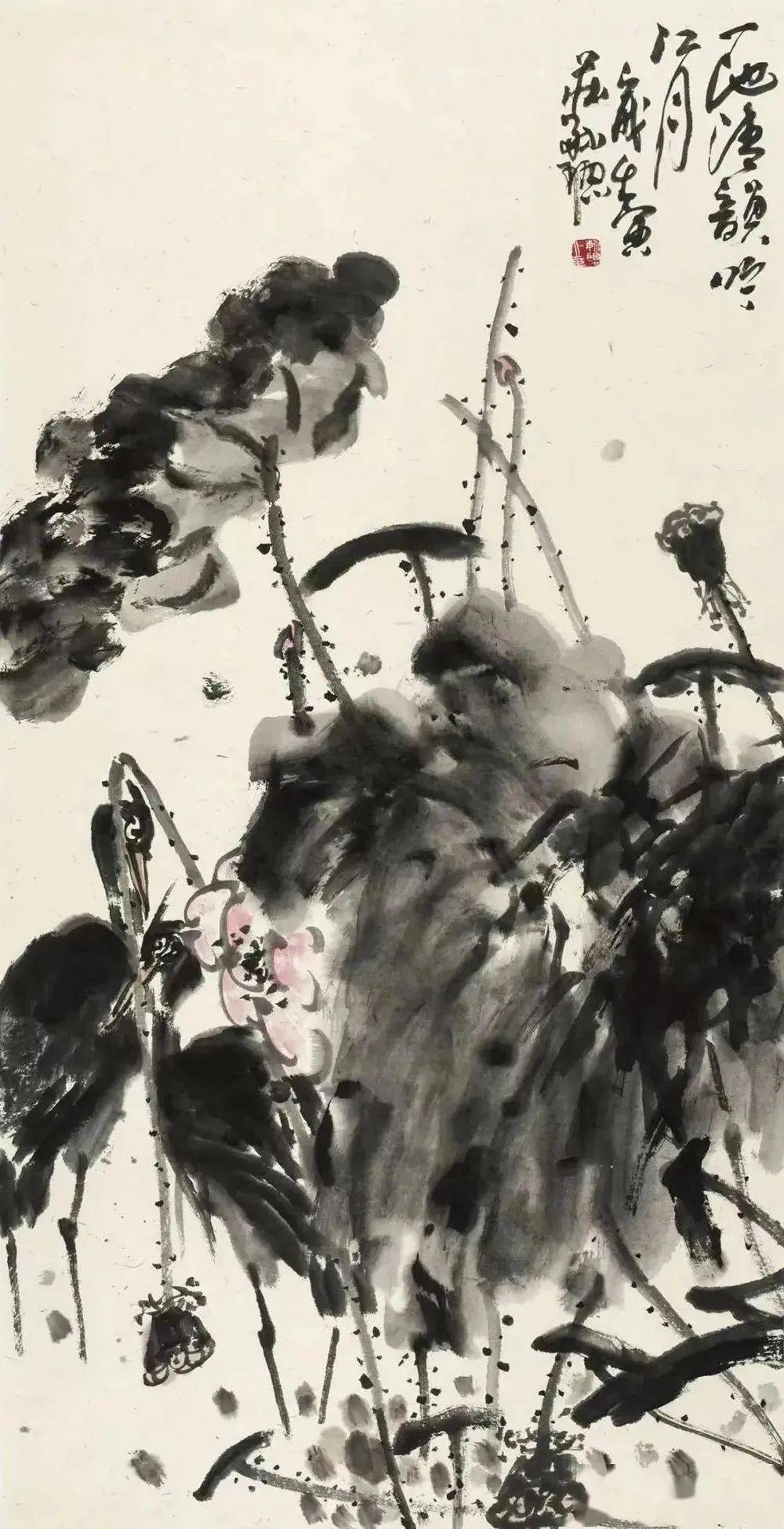 谭老师为你介绍庄毓聪大写意花鸟画作品